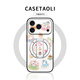 CASETAOLI【腕帶磁吸支架】適用蘋(píng)果17promax手機殼iPhone16pro保護套新款超薄防摔多巴胺小馬女網(wǎng)紅簡(jiǎn)約 【多巴胺小馬粉】磁吸吸附+腕帶支架二合一 iPhone 17 Pro Ma