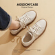 奧古獅登小白鞋女鞋2026新款百搭鞋子女板鞋韓版學(xué)生平底透氣輕便休閑鞋 G801米杏色【四季款】 39