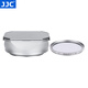 JJC 相機遮光罩 適用于富士X-100VI X100VI X100V X100F 替代LH-X100 帶轉接環(huán)支持濾鏡 鏡頭保護配件 銀色遮光罩+49mmUV濾鏡