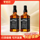 杰克丹尼（Jack Daniels）寶樹(shù)行 杰克丹尼黑標700ml*2  調配型威士忌 美國原裝進(jìn)口洋酒
