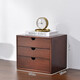 雜物收納柜 實(shí)木北歐風(fēng)辦公室桌面收納盒雜物化妝盒木制抽屜式簡(jiǎn) 002咖啡色三層