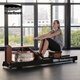 WaterRower【美國(guó)原裝進(jìn)口】家用智能水阻劃船機(jī)實(shí)木健身器材梣木紅黑Club 標(biāo)準(zhǔn)款
