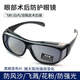 炫特變色近視手術(shù)后防護眼鏡墨鏡防風(fēng)遮光護目鏡全半飛秒激光騎行眼睛 黑框變色偏光灰片