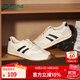 熱風(fēng)（Hotwind）休閑男鞋2025年春季男士時(shí)尚率性休閑運動(dòng)跑步鞋復古德訓慢跑鞋 88米黑 42