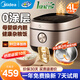 美的（Midea）電飯煲 0涂層316L不銹鋼內膽無(wú)涂層第二代新一級能效家用智能高端IH多功能電飯鍋適用4-5-6個(gè)人 【零涂層不脫落】健康好米飯 4L
