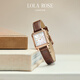 LOLA ROSE羅拉玫瑰cube系列小棕表女士手表輕奢時(shí)尚圣誕禮物女生送女友 LR2330-金色指針