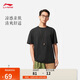 李寧短袖文化衫T恤男款2025新品時(shí)尚潮流舒適休閑運動(dòng)上衣AHSV145