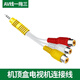 潛優(yōu)AV線一分三適用TCL王牌雷鳥電視連接機頂盒戶戶通dvd音視頻一拖三iv線3.5mm轉(zhuǎn)3rca蓮花線液晶電視 15厘米適用TCL/雷鳥/王牌電視AV轉(zhuǎn)接頭