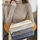 莫代爾德絨保暖高領(lǐng)打底衣女裝秋冬新款修身春秋洋氣純色百搭加厚長(cháng)袖 卡其色 M