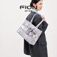 菲安妮（FION）油畫(huà)托特包包女包設計師聯(lián)名大容量輕奢手提包 生日禮物