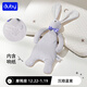 澳貝（auby）嬰幼兒童玩具星座小兔安撫巾寶寶哄睡神器新生兒毛絨手偶滿月禮物