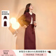 香影安可拉紅色小香風套裝女2025秋季新款一整套千金風名媛兩件套 安可拉紅 S