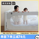 BOLIN BOLON床圍欄寶寶防摔防護(hù)欄 嬰兒童床擋板拼接床護(hù)欄 垂直升降生趣系列 山石 3面標(biāo)準(zhǔn)組合2m*2+1.8m+防撞拼接2