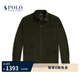 Polo Ralph Lauren 拉夫勞倫  男裝 燈芯絨棉全拉鏈外套式襯衫RL100330 300-橄欖綠 XL