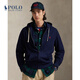 Polo Ralph Lauren 拉夫勞倫 男裝 經(jīng)典款RL起絨布連帽衫RL15608 410-海軍藍 S