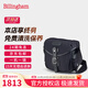 白金漢（Billingham）Hadley Digital 單反微單攝影相機包單肩斜挎旅行便攜包適徠卡哈蘇X2D索尼富士相機收納包 黑色尼龍/ 黑色皮 501302-01 官方標配