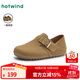 熱風(fēng)（Hotwind）商場(chǎng)同款女鞋百搭勃肯鞋2025年新款秋冬加絨舒適休閑兩穿勃肯拖鞋 08杏色(單里)H15W25106 37