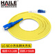 HAILE電信級光纖跳線LC-FC-SC(UPC) 萬兆單模單芯OS2 9/125小方頭轉(zhuǎn)圓頭轉(zhuǎn)大方頭 收發(fā)器尾纖跳纖光纖線 （LC-SC）小方頭LC轉(zhuǎn)SC大方頭 2米