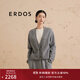 ERDOS V領(lǐng)單畦寬松假兩件時(shí)尚百搭女開(kāi)衫羊絨衫 瑪瑙灰 170/88A/L
