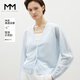 麥檬MM麥檬商場(chǎng)同款24夏新品淺藍色輕薄涼感百搭開(kāi)衫外套5F5231462 淺藍 M