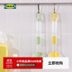 宜家（IKEA）VIDEVECKMAL韋德維冒洗碗海綿擦刷碗鍋廚房去污百潔布洗鍋工具 亮綠色洗碗刷帶洗潔精盒