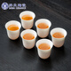 蘇氏陶瓷（SUSHI CERAMICS）羊脂玉白瓷功夫茶杯聞香杯陶瓷品茗杯6個(gè)裝（簡裝）J0930