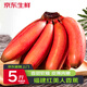 裕農(nóng)叔【JD速發(fā)】福建紅美人香蕉正宗小香焦紅皮芭蕉新鮮水果當(dāng)季整箱 凈重 2500g （60%選擇-超劃算） 商超A+級(jí)特大果200g+