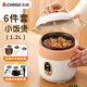 志高電飯煲家用迷你小型電飯煲學(xué)生宿舍用小容量電飯煲 小電飯煲 1.2L 【帶蒸碟】
