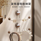 bydoll吸盤收納架發(fā)圈發(fā)飾發(fā)夾發(fā)箍項鏈頭繩手串掛鉤衛(wèi)生間首飾收納橫款