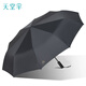 天堂傘全自動(dòng)雨傘男女加大號加固防風(fēng)商務(wù)傘三折自開(kāi)收晴雨兩用廣告傘 黑色黑膠(十骨全自動(dòng))直手柄