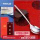 蘇園林老店熟銀大小號999足銀勺子長(cháng)柄勺子光面餐具 學(xué)生英式生日禮物 大號長(cháng)柄梅花勺約51克+證書(shū)