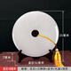 平安扣玉石工藝品  精品擺件和氏璧玄關(guān)酒柜玉器天然工藝品 精品白玉16厘米+三腳架+證書(shū)
