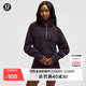 lululemon丨Scuba 女士超寬松款煙囪領(lǐng)衛衣 LW3IFSS 夜蛾黑 M /L