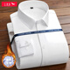 紅蜻蜓秋冬保暖長(cháng)袖襯衫加絨純色加厚彈力襯衣商務(wù)正裝 白色 39