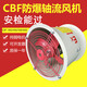 達達風(fēng)范工業(yè)防爆軸流抽風(fēng)機CBF消防通風(fēng)排氣扇圓筒管道式風(fēng)機排風(fēng)機 CBF-400管道式220V