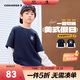 匡威Converse男女童純棉拼接假兩件長(cháng)T2025年秋季新款時(shí)尚舒適上衣