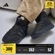 adidas ADIPUFF面包鞋保暖防滑耐磨柔軟中幫棉鞋阿迪達斯輕運動(dòng) 黑色/碳黑/皇家藍(推薦腳型偏胖選大半碼)   43