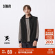 森馬馬甲男秋抗靜電搖粒絨外套保暖立領(lǐng)內搭純色上衣109724103104