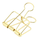 天色小清新燕尾夾大號創(chuàng  )意夾子/簡(jiǎn)約鏤空長(cháng)尾夾/票夾 單個(gè)裝 金色TS-5782
