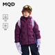 馬騎頓（MQD）【三防】兒童男童冬款連帽保暖中大童羽絨服 深紫 110