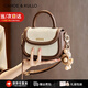 CAHOE KULLO包包女包輕奢侈2025新款時(shí)尚品牌單肩包女士斜挎包小眾馬鞍包 米白配咖-ck女包七夕情人節生日禮物送女友送老婆 夏季實(shí)用走心高級感送閨蜜