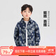 左西男童牛仔襯衫外套薄2025新款兒童春秋裝上衣男孩衣服 牛仔色 160