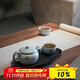 萬(wàn)仟堂（Edenus）茶具套裝 陶瓷茶具茶盤(pán)茶杯套裝茶具禮盒裝粉青釉 七夕禮物 云起