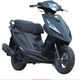 杰帆（JF）鬼火踏板車摩托車戰(zhàn)速代步車助力車街車125cc燃油越野摩托車跑車磨砂黑標(biāo)準(zhǔn)款
