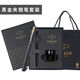 派克Parker鋼筆威雅xl專(zhuān)用商務(wù)墨水筆禮盒禮品盒送禮成人禮盒套裝 威雅XL黑色金夾 黑色墨水中禮盒
