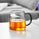 綠昌明月牙公道杯 玻璃茶漏一體茶水分離杯加厚耐熱泡茶杯茶具分茶器 公道杯400ml