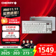 CHERRY櫻桃 MX8.3 客制化無(wú)線(xiàn)鍵盤(pán) 8K掃描率 鋁合金機身 熱插拔 藍牙三模 無(wú)畏契約打瓦 極光銀 極光軸