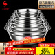 三四鋼?不銹鋼盆316L湯盆碗食品級加厚洗菜盆和面盆打蛋盆圓底拌沙拉盆 20cm 1個(gè) 90%客戶(hù)選擇