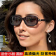港仕頓新款偏光太陽(yáng)眼鏡女士墨鏡小臉小框三葉草駕駛開(kāi)車(chē)騎行防紫外線(xiàn)曬 茶框漸變茶色