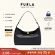 芙拉（FURLA）[11.11搶先購]SFERA SOFT牛皮大號女士通勤大容量單肩包腋下包 黑色